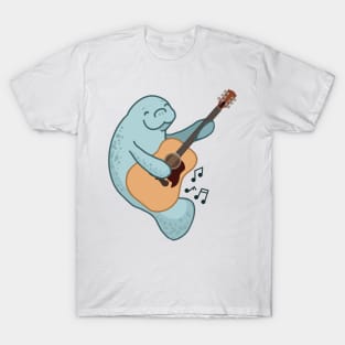 Guitar Manatee T-Shirt